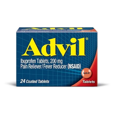 Advil Advil Ibuprofen Pain Reliever & Fever Reducer Tablets 24 Tablets, PK72 015020